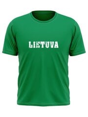 Футболка для мужчин "Lietuva Basketball" цена и информация | Атрибутика для болельщиков Литвы | pigu.lt