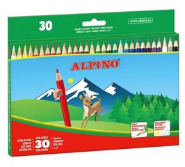 Цветные карандаши Alpino, 30 цветов цена и информация | Принадлежности для рисования, лепки | pigu.lt