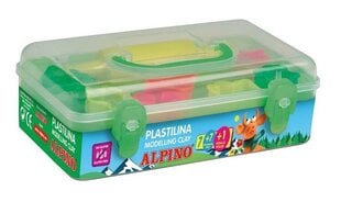 Plastilinas Alpino, 7 spalvos + įrankių rinkinys kaina ir informacija | Lavinamieji žaislai | pigu.lt