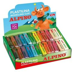 Plastilinas Alpino, 24 spalvos x 50g kaina ir informacija | Piešimo, tapybos, lipdymo reikmenys | pigu.lt