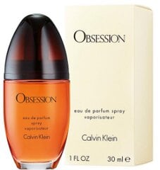 Женская парфюмерия Obsession Calvin Klein EDP: Емкость - 30 ml цена и информация | Женские духи | pigu.lt