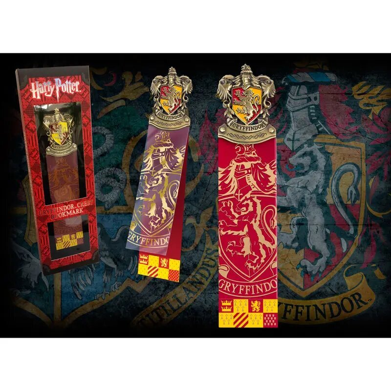 Harry Potter - Gryffindor Crest Bookmark kaina ir informacija | Žaidėjų atributika | pigu.lt