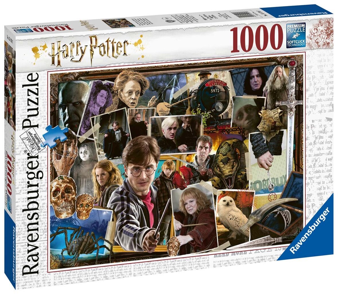 Dėlionė Harry Potter (Haris Poteris) prieš Voldemortą, 1000 d. цена и информация | Dėlionės (puzzle) | pigu.lt