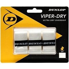 Apvija teniso raketėms Dunlop Viper-Dry, 3 vnt. цена и информация | Товары для большого тенниса | pigu.lt