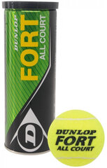 Lauko teniso kamuoliukai Dunlop FOR ALL COURT (4 vnt.) цена и информация | Товары для большого тенниса | pigu.lt