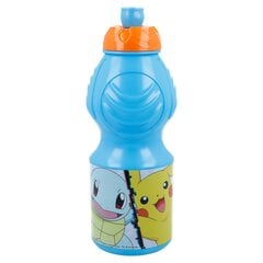 Пластиковая спортивная бутылка для питья Batman, 400 мл цена и информация | Фляги для воды | pigu.lt