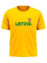 Футболка для мужчин "Lietuva Basketball" цена и информация | Атрибутика для болельщиков Литвы | pigu.lt