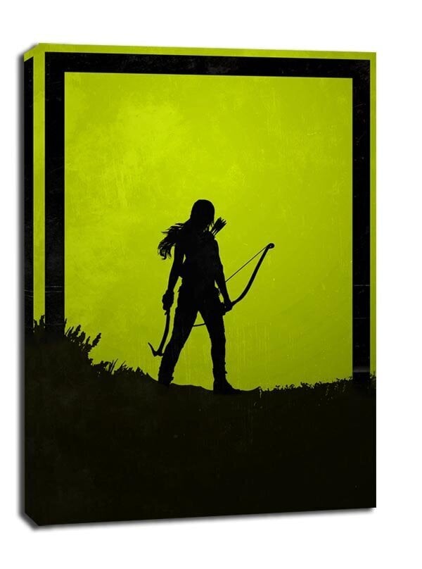 Tapyba ant drobės Didvyrių aušra Lara Croft Tomb Raider, 40x50 cm kaina ir informacija | Reprodukcijos, paveikslai | pigu.lt