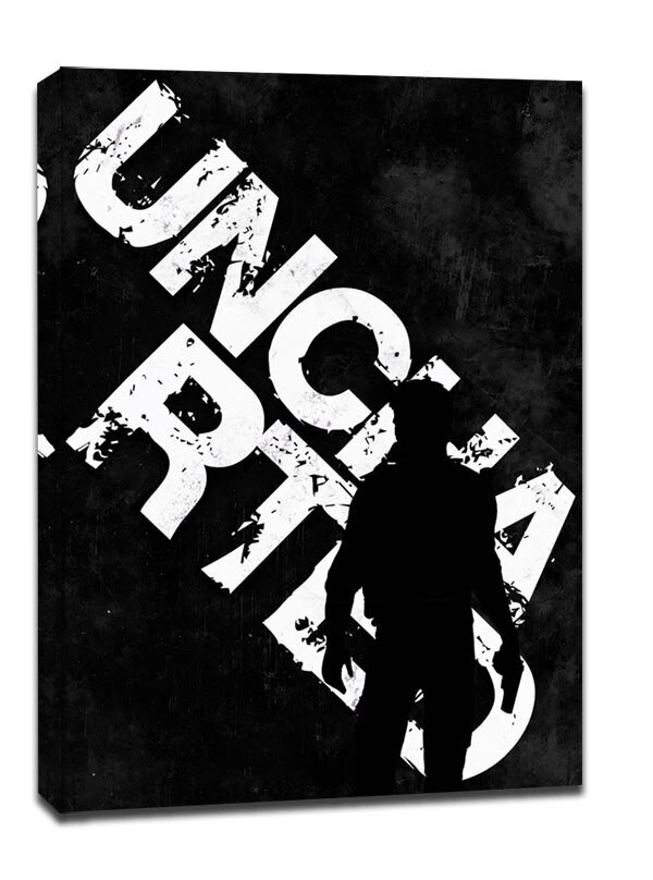 Tipografijos trafaretai – Uncharted – tapyba ant drobės 90x120 cm kaina ir informacija | Reprodukcijos, paveikslai | pigu.lt