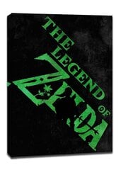 Tipografijos trafaretai – Zelda legenda – tapyba ant drobės 40x50 cm kaina ir informacija | Reprodukcijos, paveikslai | pigu.lt