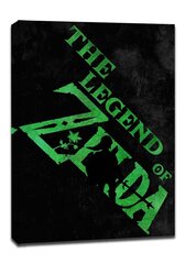 Типографские трафареты - The Legend of Zelda - живопись на холсте 40x60 cm цена и информация | Репродукции, картины | pigu.lt