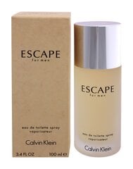 Tualetinis vanduo Calvin Klein Escape EDT vyrams 100 ml kaina ir informacija | Kvepalai vyrams | pigu.lt
