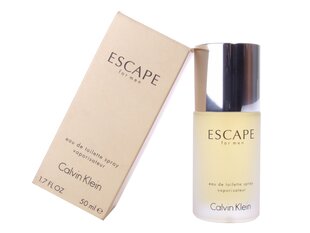 Calvin Klein Escape EDT для мужчин 50 мл цена и информация | Мужские духи | pigu.lt