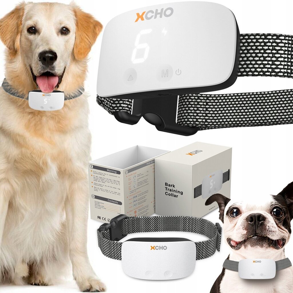 Šunų antkaklis nuo lojimo Xcho kaina ir informacija | Dresūros priemonės šunims | pigu.lt