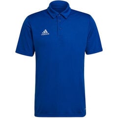 Спортивная футболка мужская Adidas Entrada 22 Polo, синяя цена и информация | Мужская спортивная одежда | pigu.lt