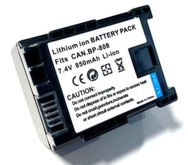 Canon BP-808 akumuliatorius 850 mAh цена и информация | Аккумуляторы для видеокамер | pigu.lt