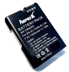 Nikon EN-EL14 akumuliatorius 1500 mAh kaina ir informacija | Akumuliatoriai fotoaparatams | pigu.lt