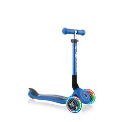 Globber Junior Foldable Fantasy Lights / Navy Blue - Racing kaina ir informacija | Paspirtukai | pigu.lt