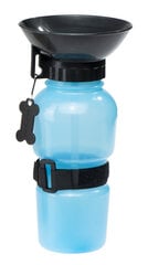 Дорожная бутылочка для собак, синяя цена и информация | Миски, ящики для корма | pigu.lt