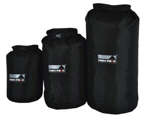 Buriavimo krepšys High Peak Drybag, 15 L, juodas kaina ir informacija | Turistinės ir kelioninės kuprinės | pigu.lt