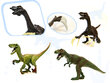 Dinozaurų figūrėlių rinkinys (14 dalių) kaina ir informacija | Lavinamieji žaislai | pigu.lt