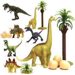 Набор фигурок динозавров (14 шт.) цена и информация | Развивающие игрушки | pigu.lt