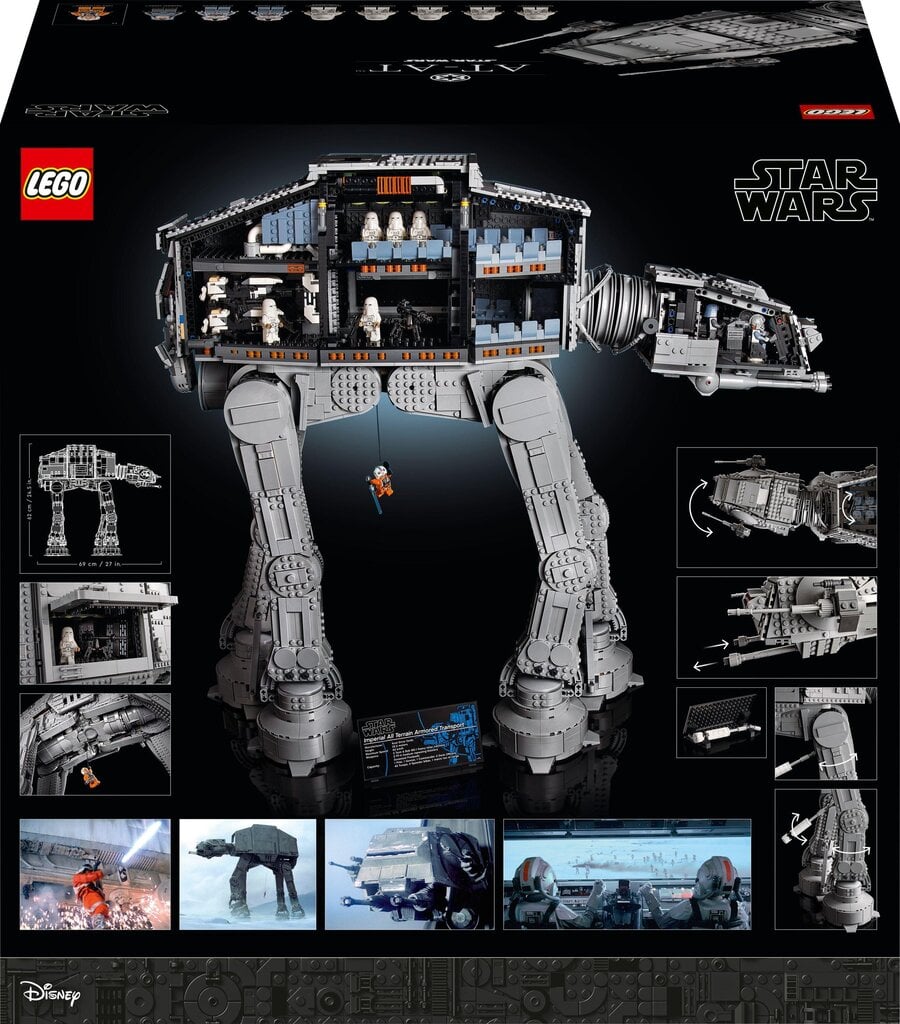 75313 LEGO® Star Wars AT-AT kaina ir informacija | Konstruktoriai ir kaladėlės | pigu.lt