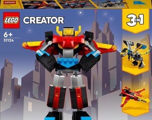 31124 LEGO® Creator Super robotas kaina ir informacija | Konstruktoriai ir kaladėlės | pigu.lt