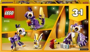 31125 LEGO® Creator Fantastiškos miško būtybės kaina ir informacija | Konstruktoriai ir kaladėlės | pigu.lt