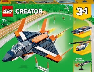 Сверхзвуковой самолёт 31126 LEGO® Creator  цена и информация | Конструкторы и кубики | pigu.lt