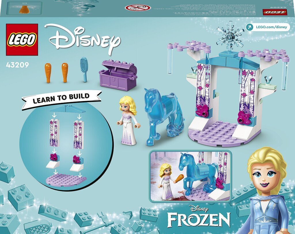 43209 LEGO® | Disney Princess Elzos ir Noko ledinės arklidės kaina ir informacija | Konstruktoriai ir kaladėlės | pigu.lt