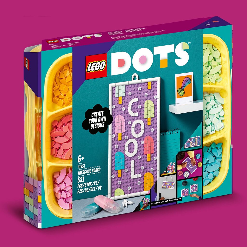 41951 LEGO® DOTS Rašymo lenta kaina ir informacija | Konstruktoriai ir kaladėlės | pigu.lt