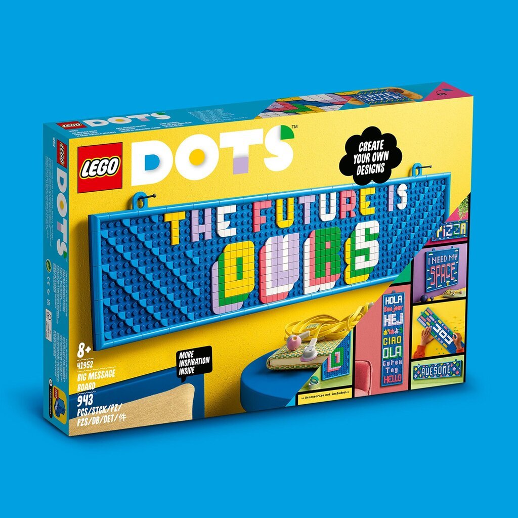 41952 LEGO® DOTS Didelė rašymo lenta kaina ir informacija | Konstruktoriai ir kaladėlės | pigu.lt