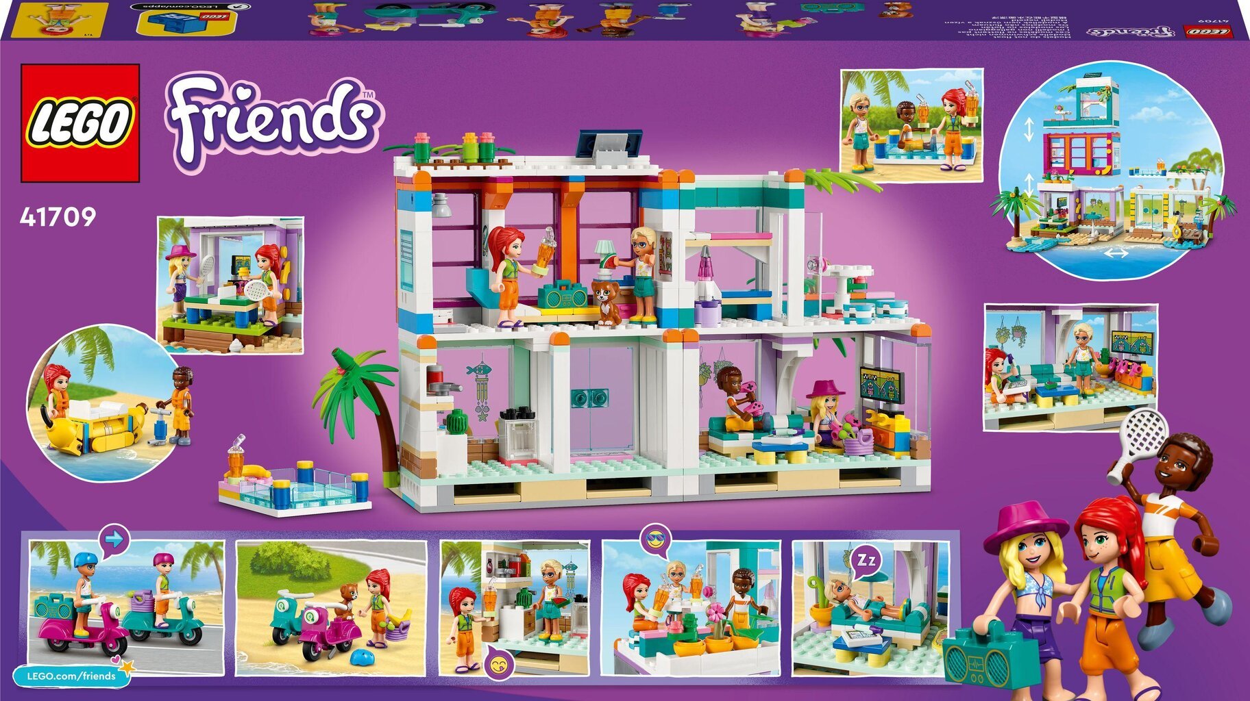 41709 LEGO® Friends пляжный дом для отдыха цена | pigu.lt