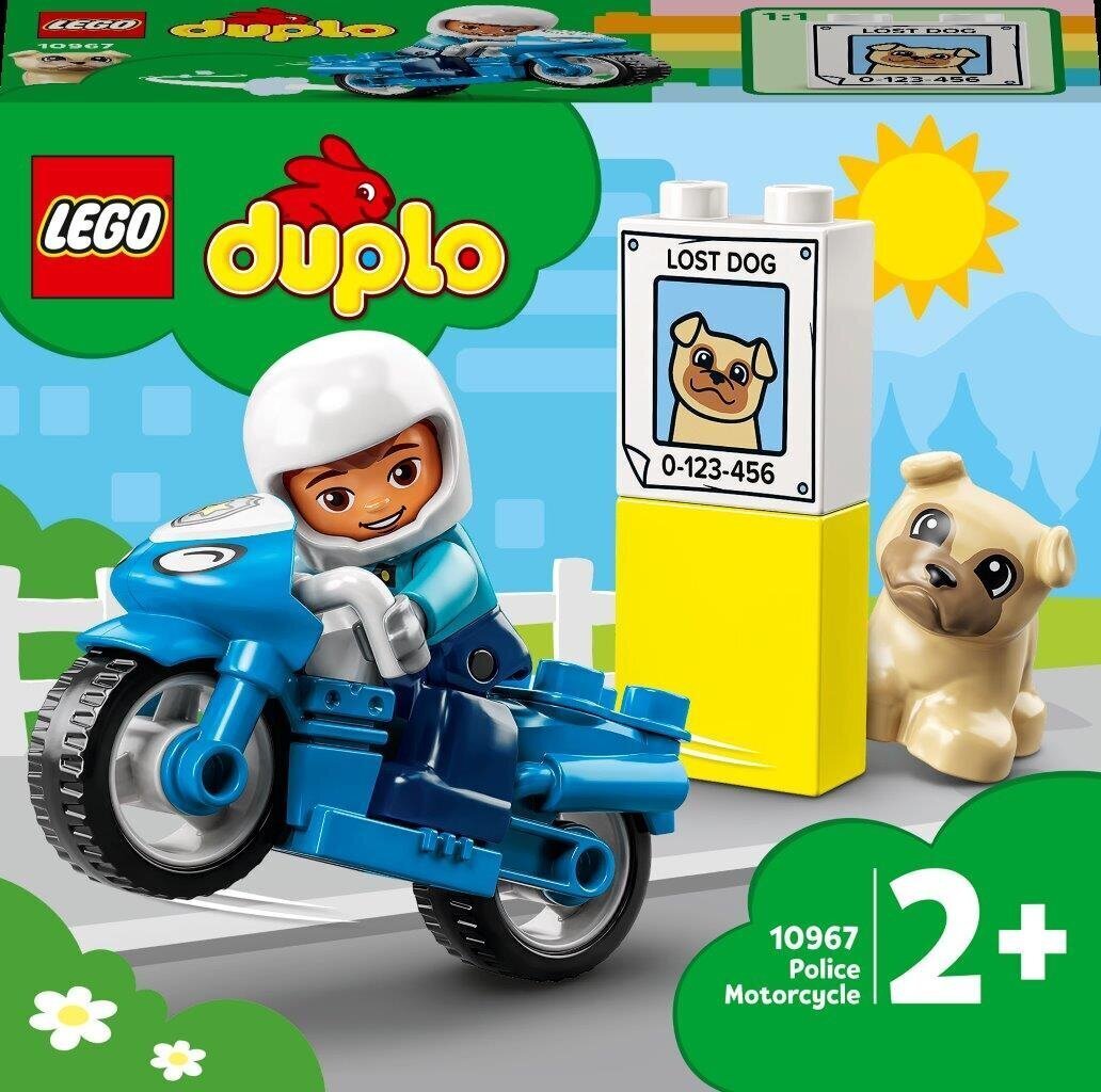 Полицейский мотоцикл 10967 LEGO® DUPLO® цена | pigu.lt