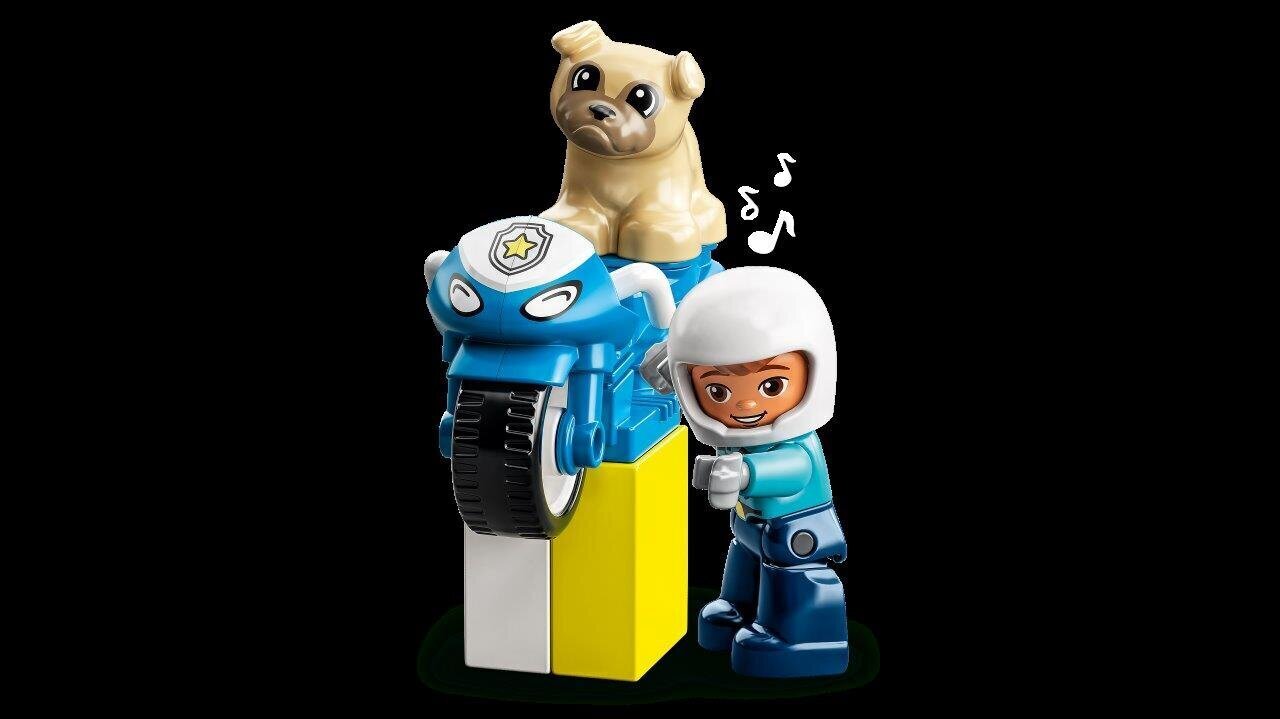 10967 LEGO® DUPLO Policijos motociklas цена и информация | Konstruktoriai ir kaladėlės | pigu.lt