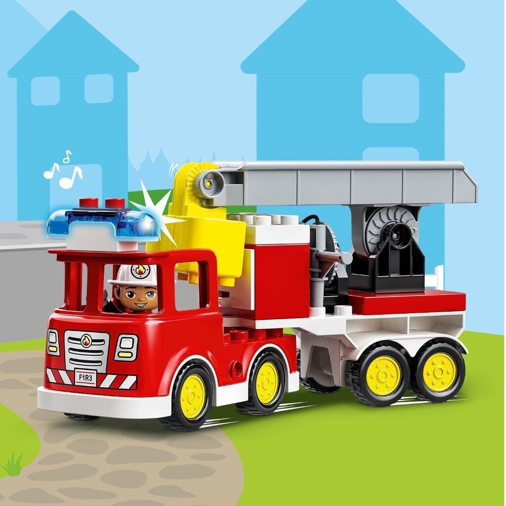 10969 LEGO® DUPLO Town Ugniagesių automobilis kaina ir informacija | Konstruktoriai ir kaladėlės | pigu.lt