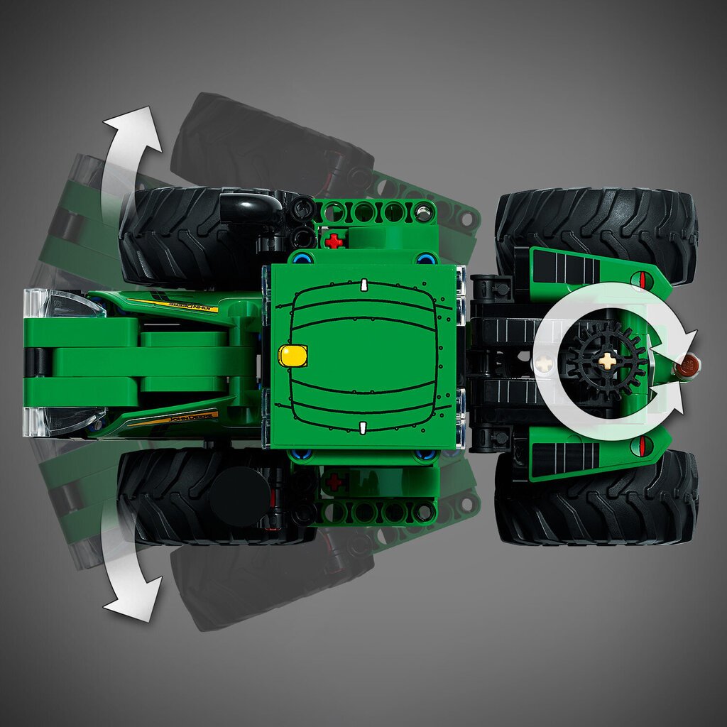 42136 LEGO® Technic John Deere 9620R 4WD traktorius kaina ir informacija | Konstruktoriai ir kaladėlės | pigu.lt