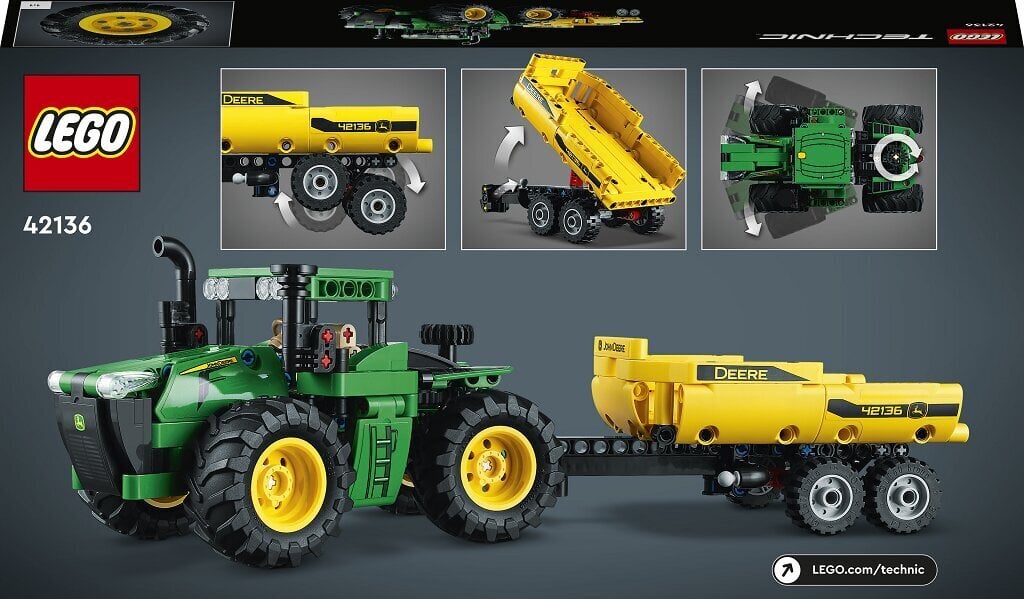 42136 LEGO® Technic John Deere 9620R 4WD traktorius цена и информация | Konstruktoriai ir kaladėlės | pigu.lt