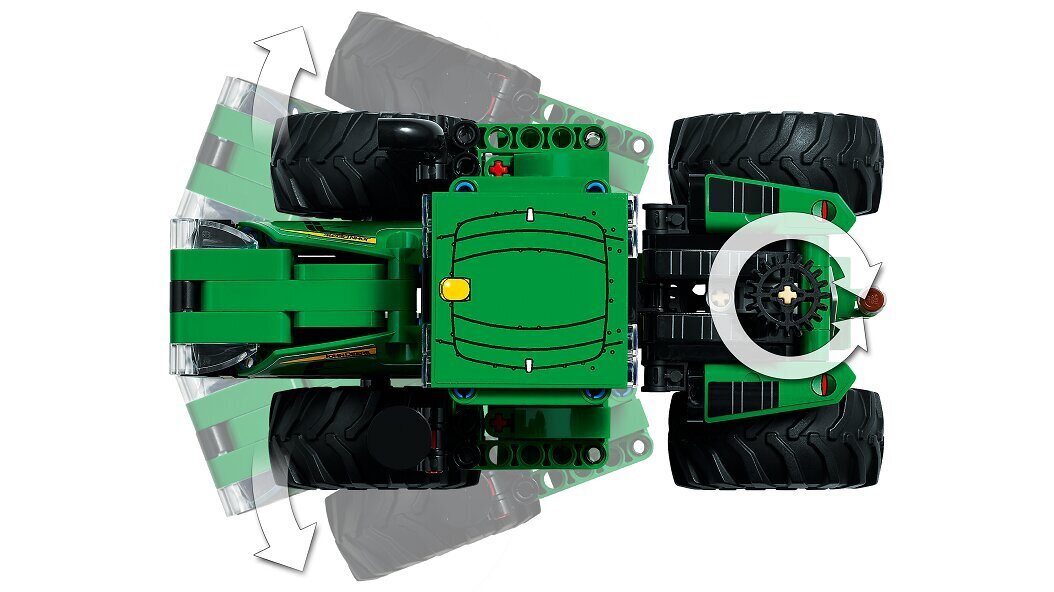 42136 LEGO® Technic John Deere 9620R 4WD traktorius цена и информация | Konstruktoriai ir kaladėlės | pigu.lt