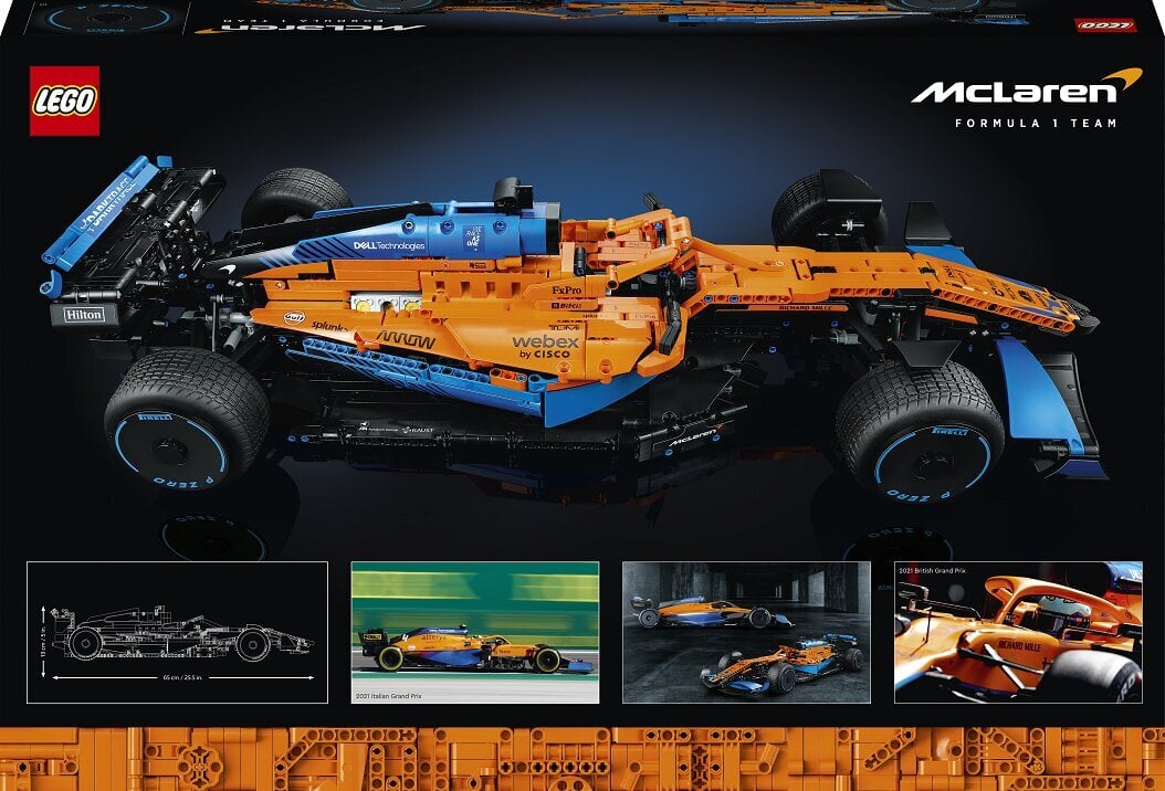 42141 LEGO® Technic McLaren Formula 1 lenktynių automobilis цена и информация | Konstruktoriai ir kaladėlės | pigu.lt