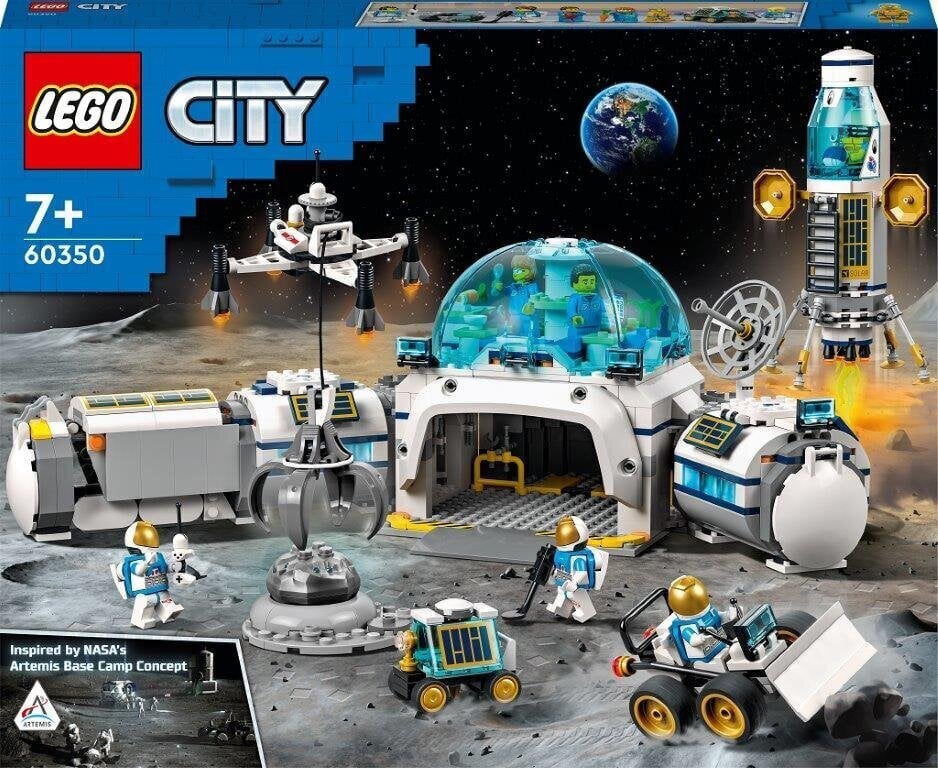 60350 LEGO® City Mėnulio tyrimų stotis цена и информация | Konstruktoriai ir kaladėlės | pigu.lt