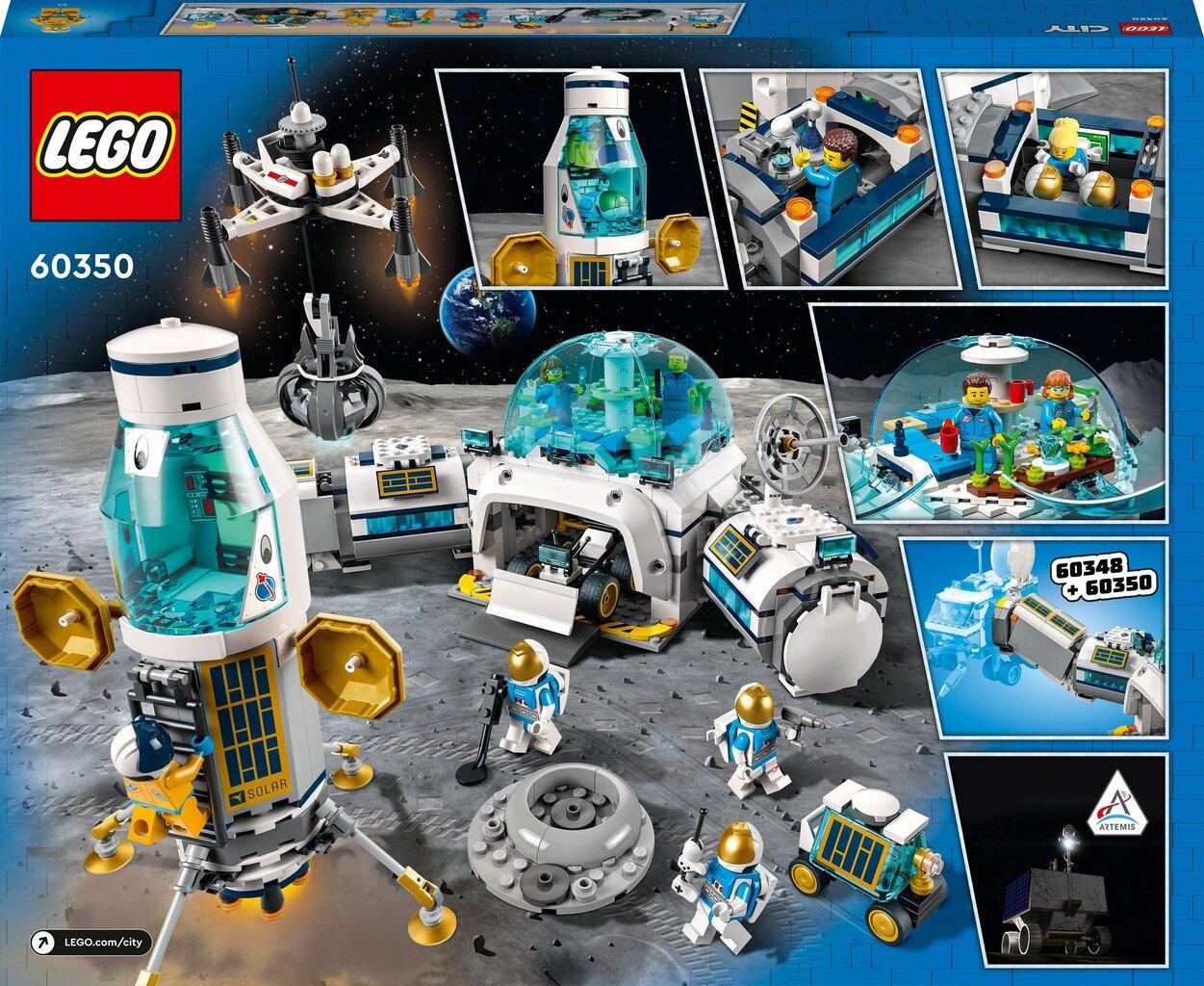 60350 LEGO® City Mėnulio tyrimų stotis kaina ir informacija | Konstruktoriai ir kaladėlės | pigu.lt