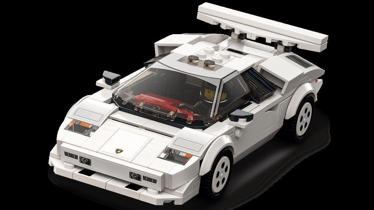 76908 LEGO® Speed Champions Lamborghini Countach цена и информация | Konstruktoriai ir kaladėlės | pigu.lt