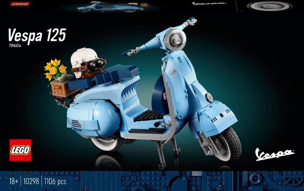 10298 LEGO® Icons Vespa 125 цена и информация | Konstruktoriai ir kaladėlės | pigu.lt