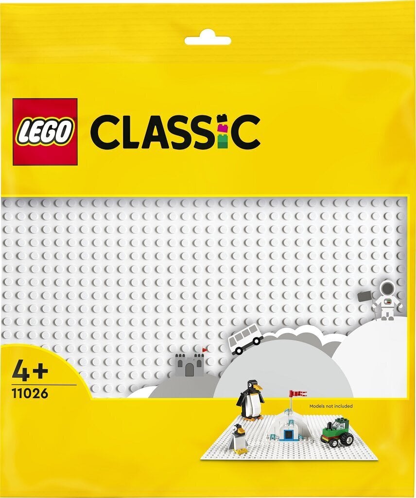 11026 LEGO® Classic Balta pagrindo plokštelė цена и информация | Konstruktoriai ir kaladėlės | pigu.lt