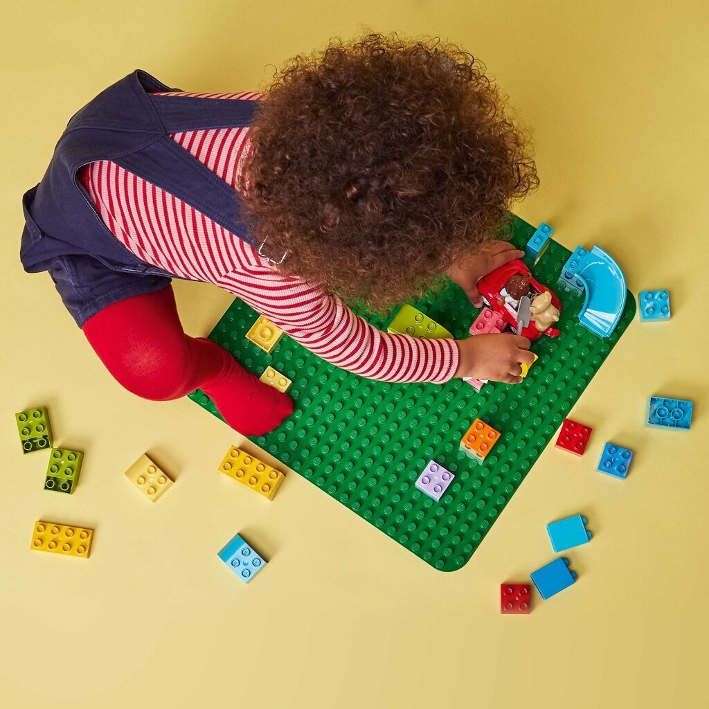 10980 LEGO® DUPLO Žalia pagrindo plokštelė kaina ir informacija | Konstruktoriai ir kaladėlės | pigu.lt