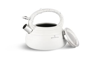 Чайник Edenberg со свистком 3,0 л, белый цена и информация | Чайники, кофейники | pigu.lt