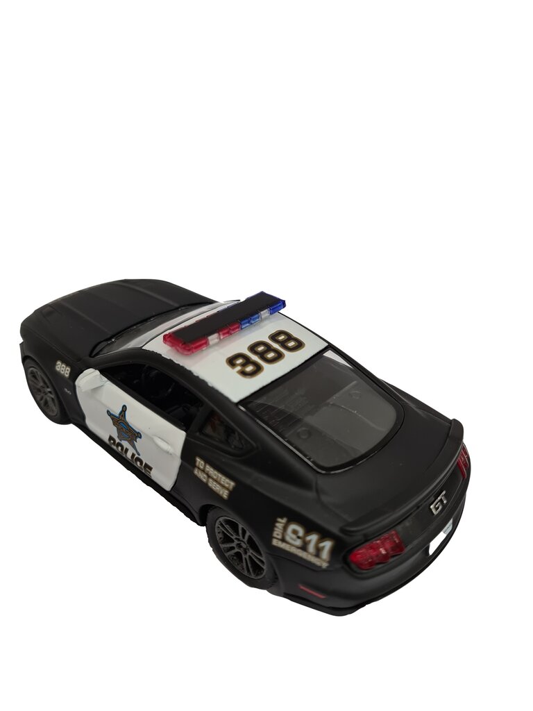 Metalinis policijos modeliukas Ford Mustang 1:36, 2124 kaina ir informacija | Žaislai berniukams | pigu.lt