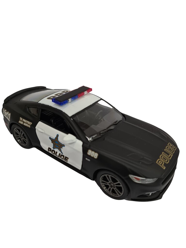 Metalinis policijos modeliukas Ford Mustang 1:36, 2124 kaina ir informacija | Žaislai berniukams | pigu.lt